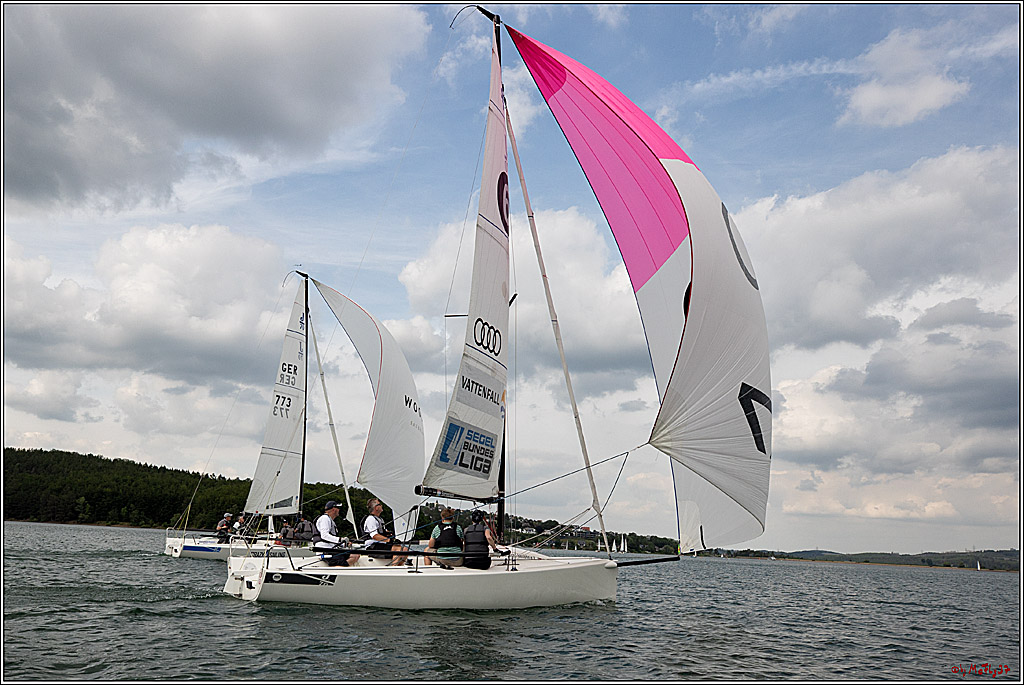 J70 - WOODLAND, 12.06.2021 Segelboot; Segeln; Woodland; Spinnaker; J70; Sorpesee; Sauerland